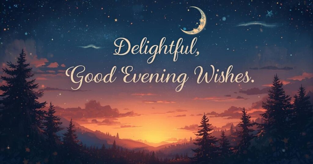 Delightful Good Evening Wishes