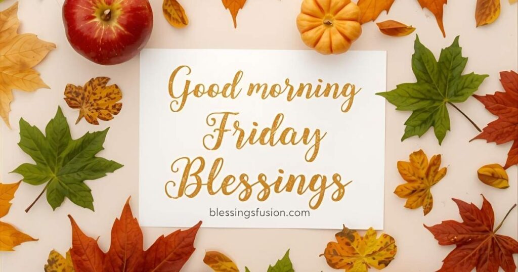 150+ Good Morning Friday Blessings Images to Inspire You