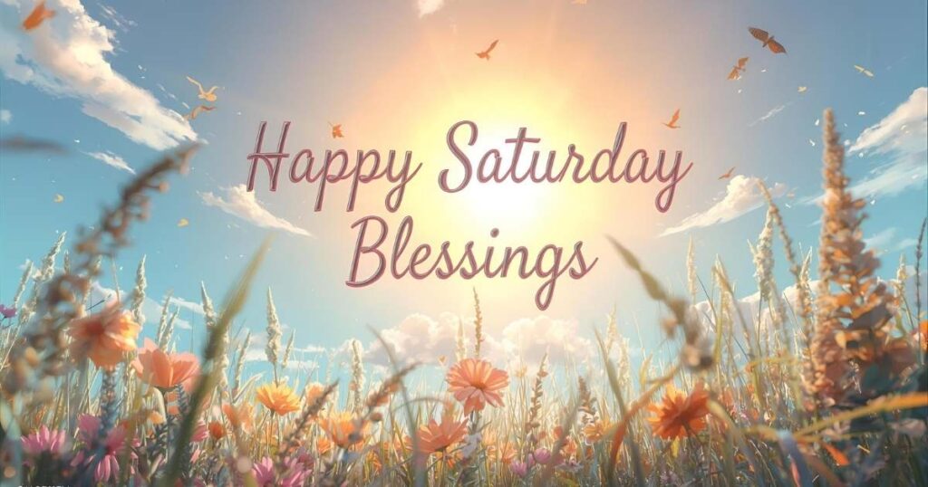 Happy Saturday Blessings