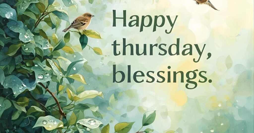 Happy Thursday Blessings