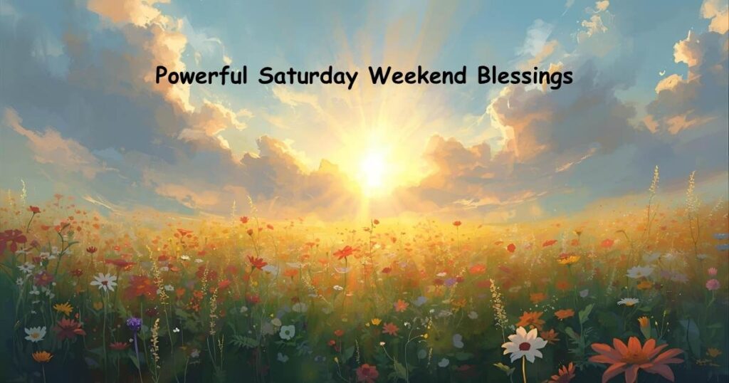 Powerful Saturday Weekend Blessings
