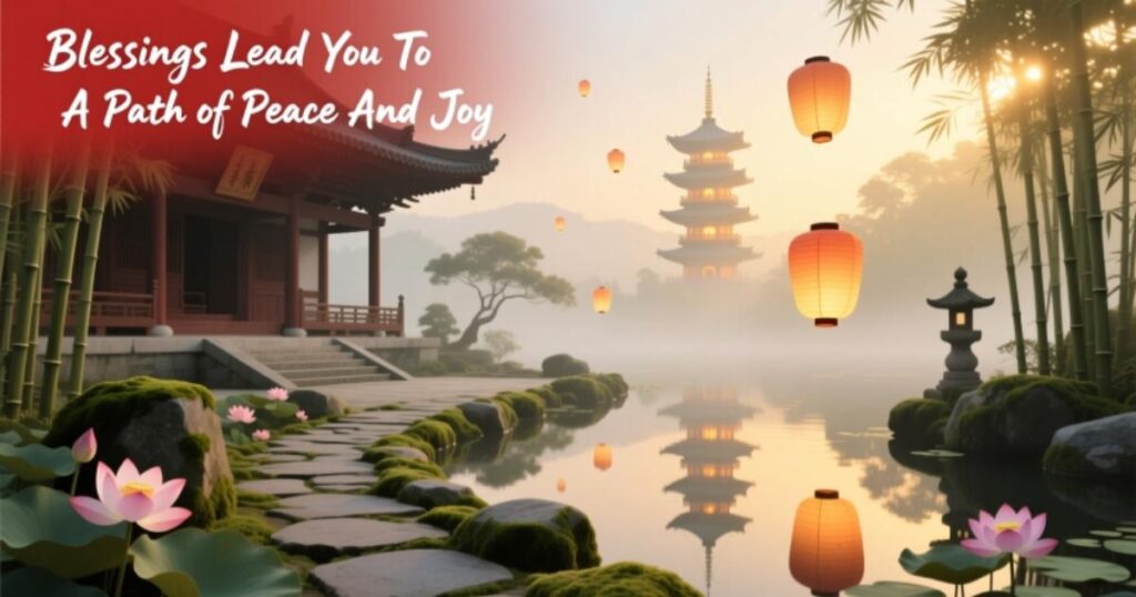 Blessings Lead You To A Path Of Peace And Joy