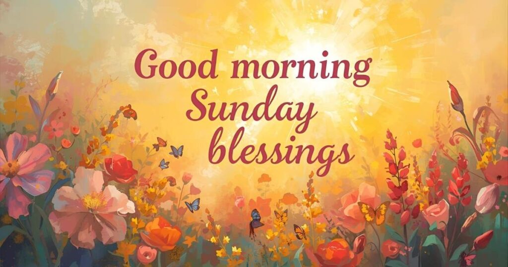 Good Morning Sunday Blessings, Prayers and Wishes Images