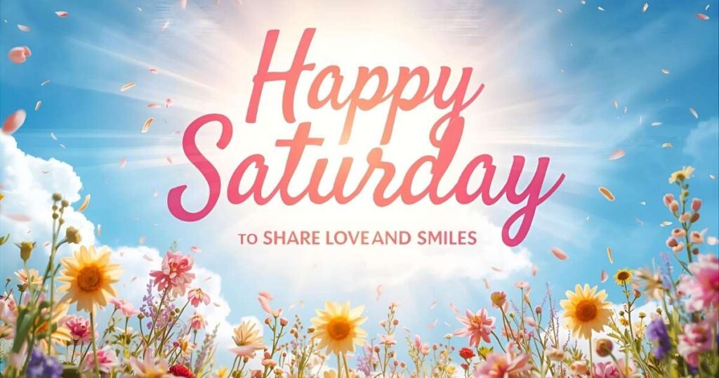Happy Saturday Blessings To Share Love And Smiles