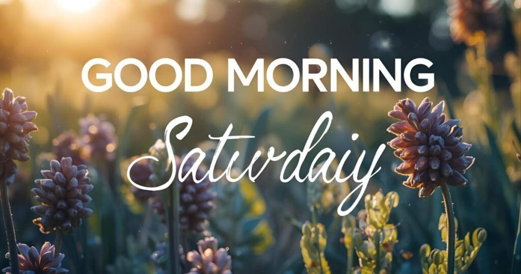 Happy Saturday Morning Blessings