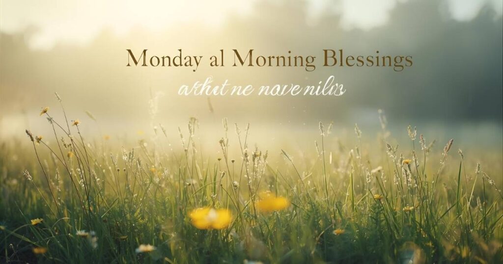 Inspirational Monday Morning Blessings