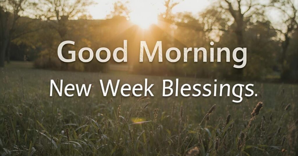 135+ Positive Good Morning New Week Blessings , Quotes and Wishes