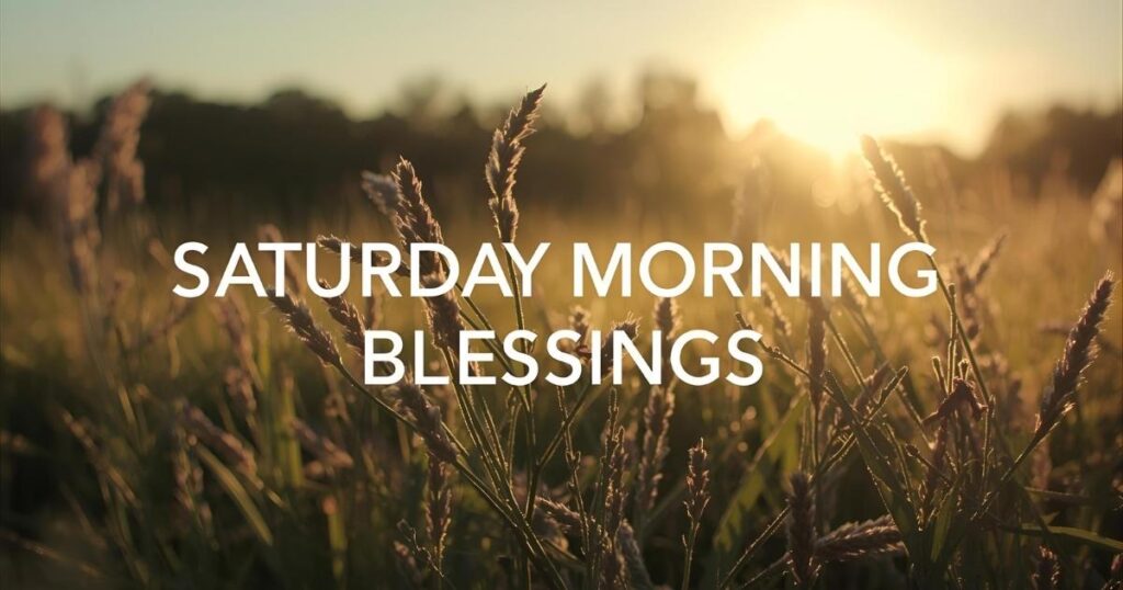 100+ Saturday Morning Blessings to Brighten Your Weekend