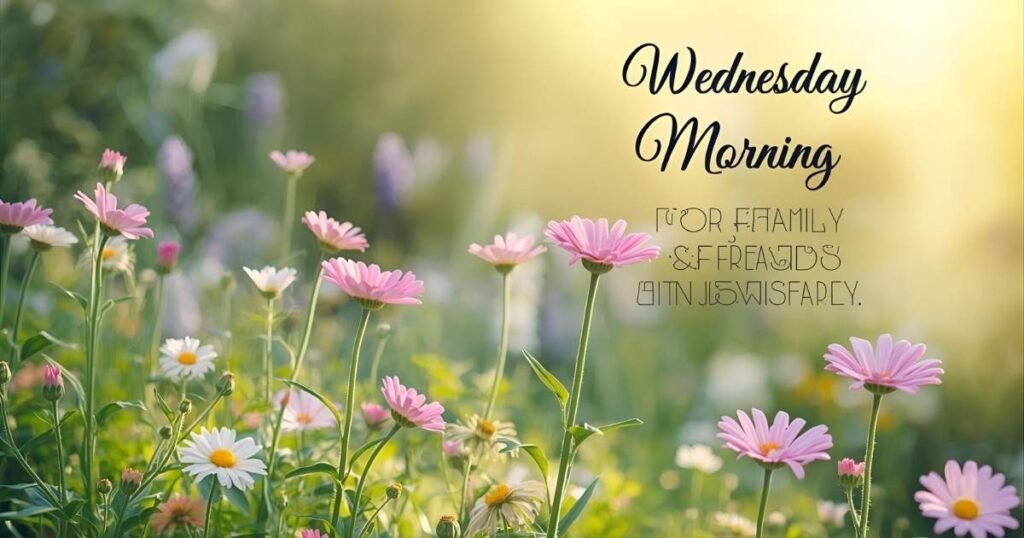Wednesday Morning Greetings for Family and Friends