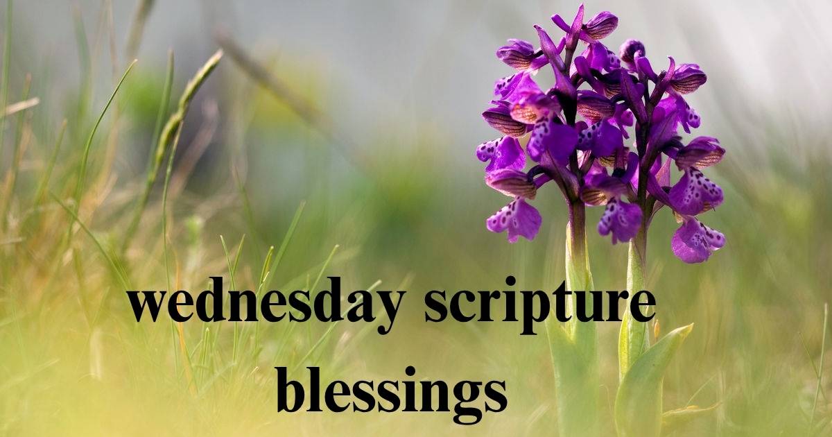 wednesday scripture blessings