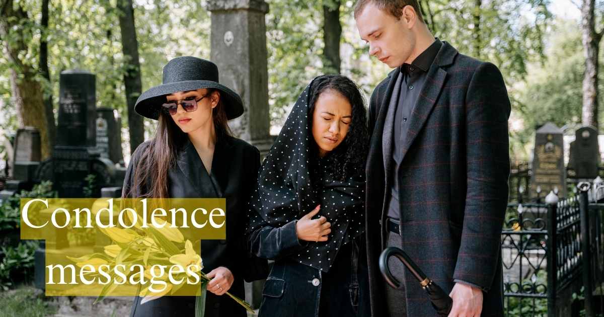Condolence messages