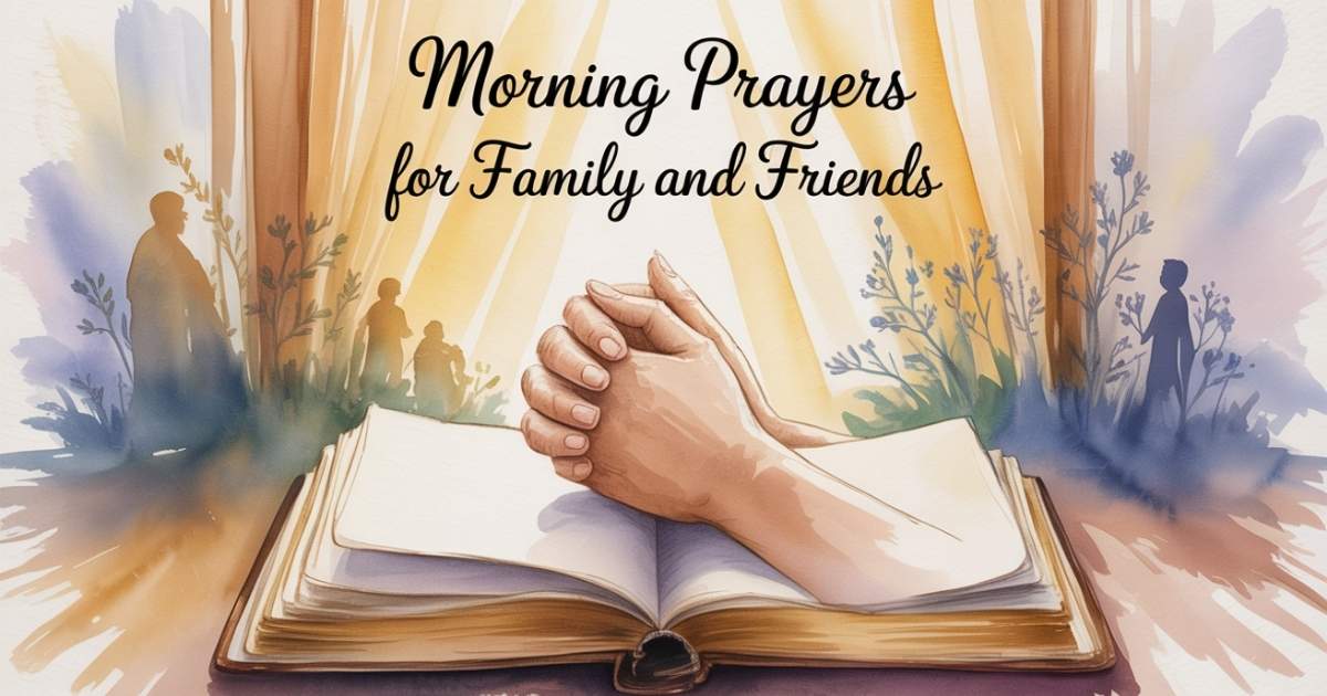 Morning Prayers For Family And Friends