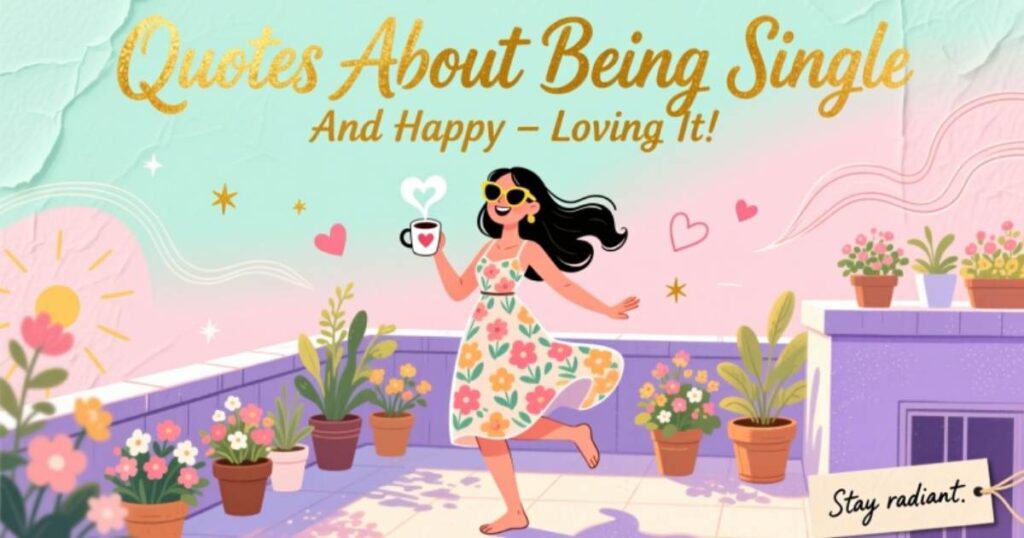Quotes About Being Single And Happy – Loving It!