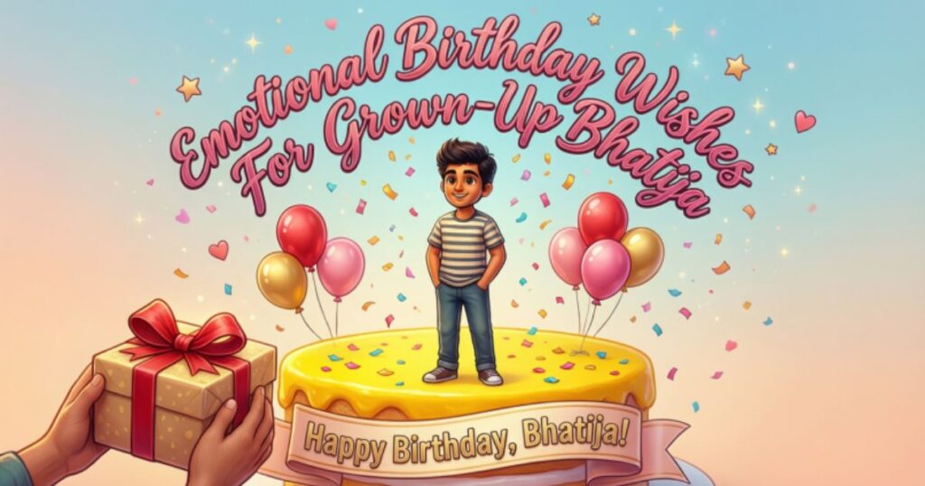 Emotional Birthday Wishes For Grown-Up Bhatija